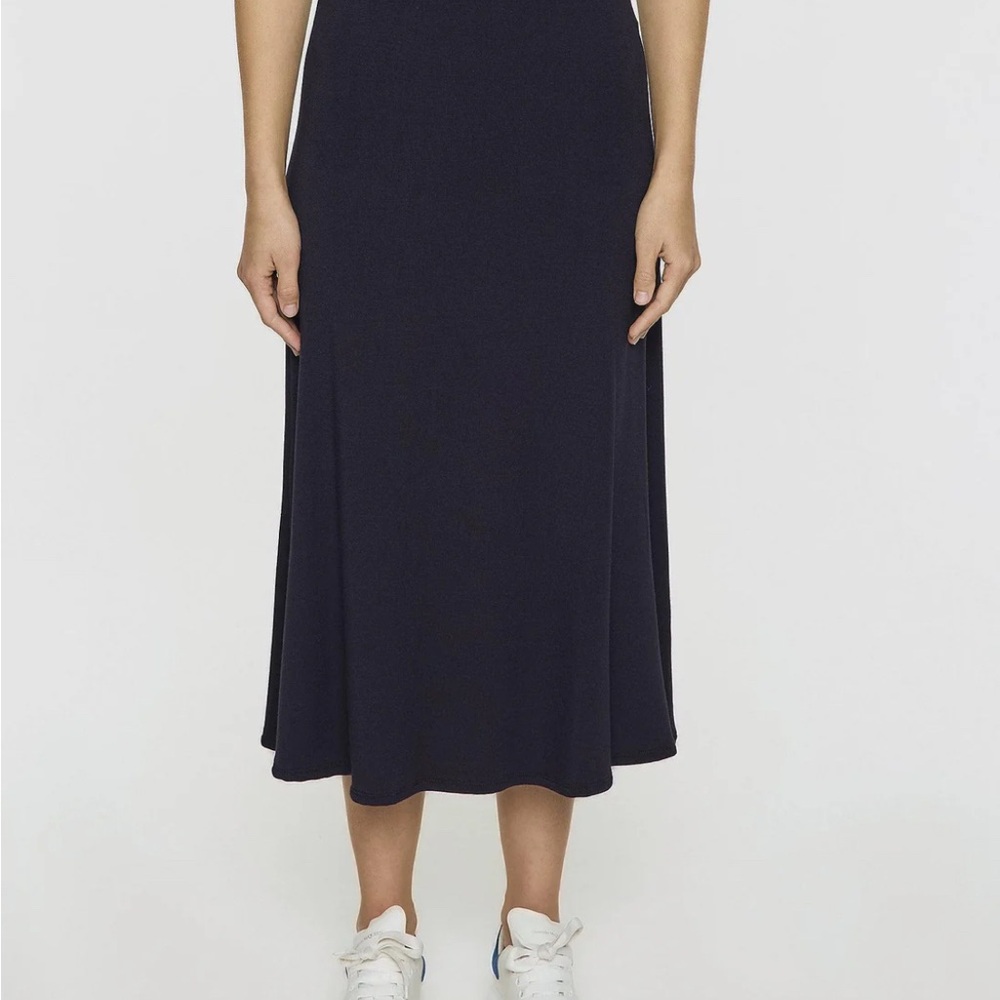 Beausalt navy A-line skirt size 2 (6to8, medium) super soft